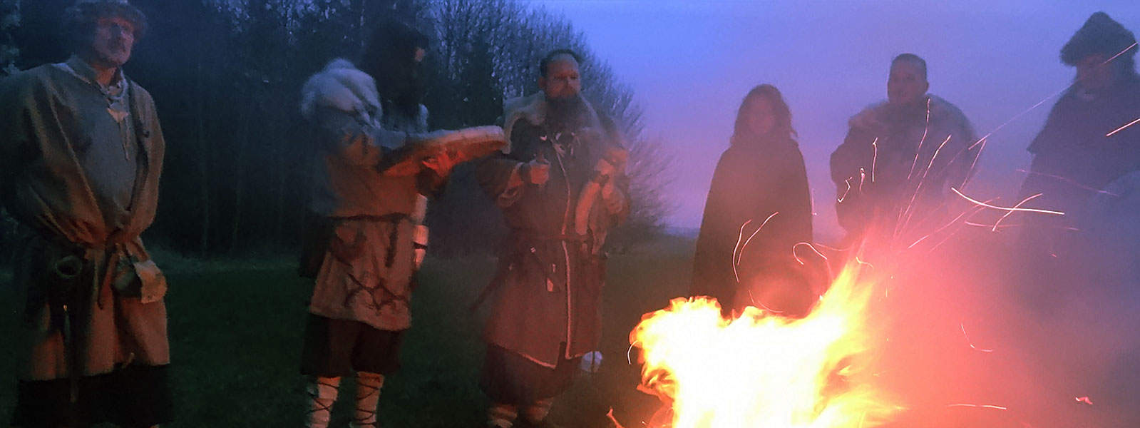 Julfeier in der Grünhainer Flur