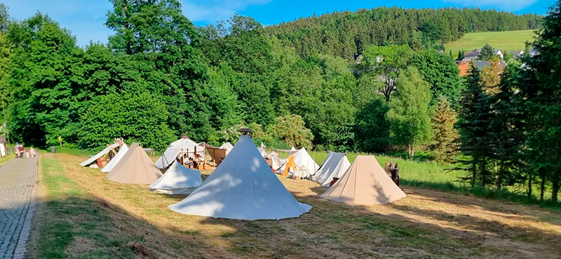 Überblick über den Lagerplatz