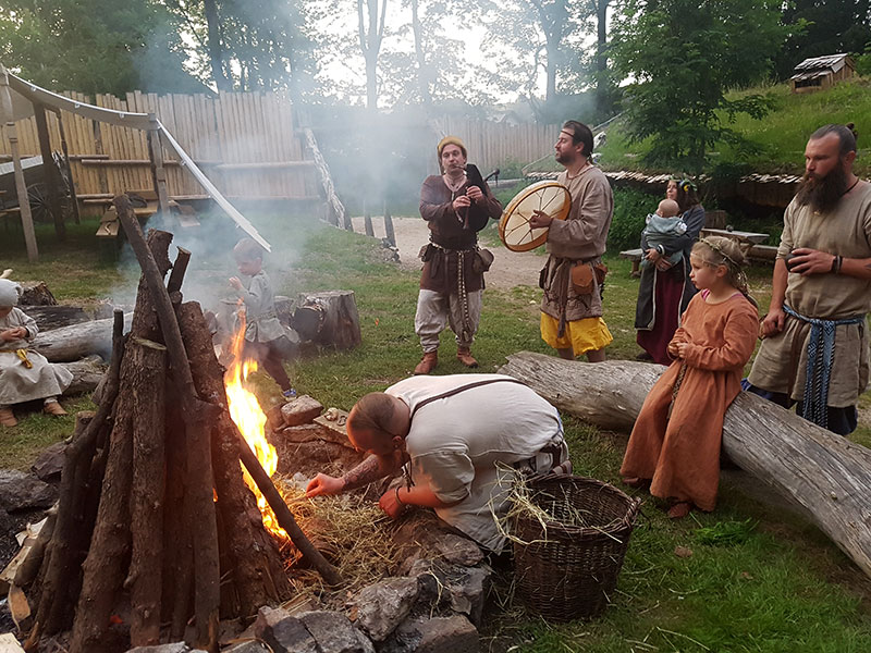 Entzuenden des Sonnenfeuers