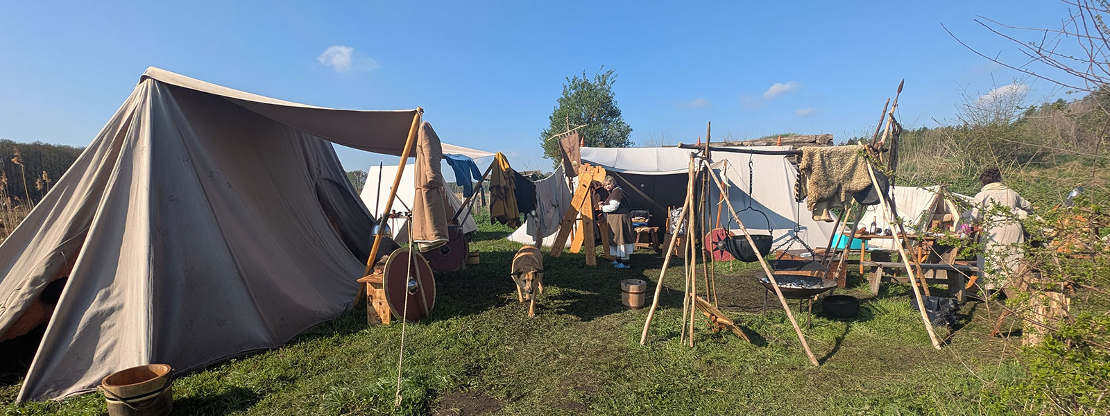 Unser Lager am gleichen Ort