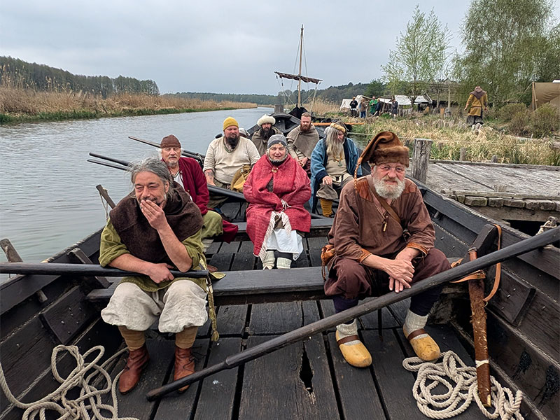 Im Boot nach Castrum Torgelowe